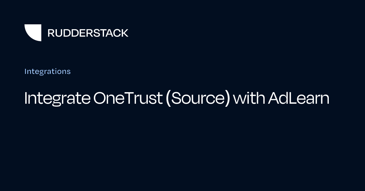 Integrate OneTrust (Source) with AdLearn