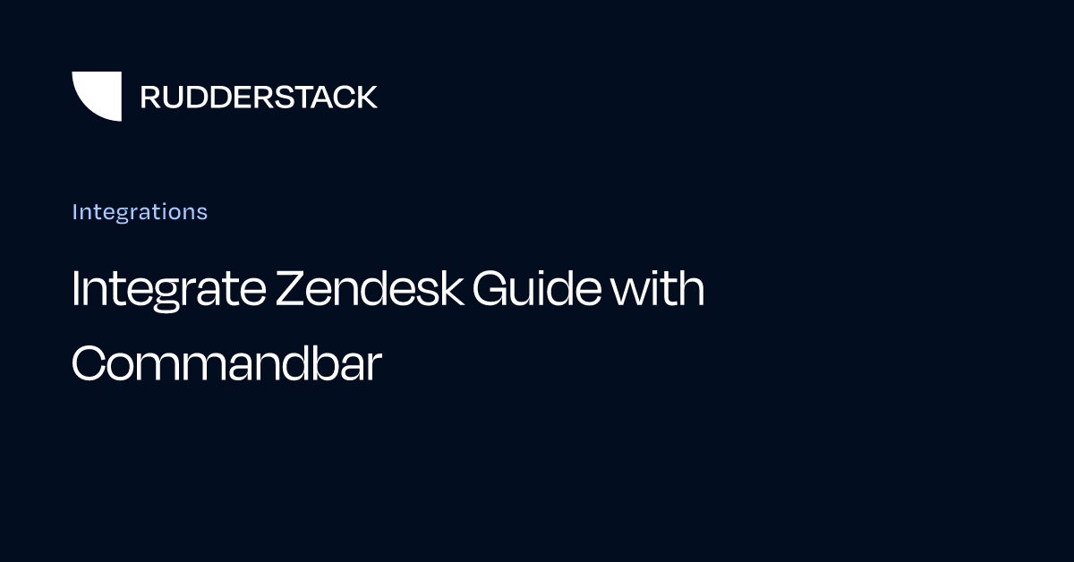 Integrate Zendesk Guide with Commandbar
