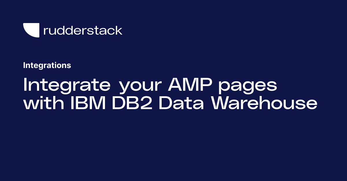 Integrate your AMP pages with IBM DB2 Data Warehouse
