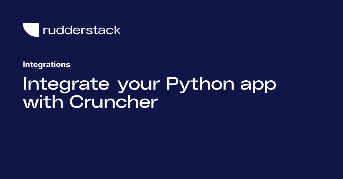 Integrate your Python app with Cruncher