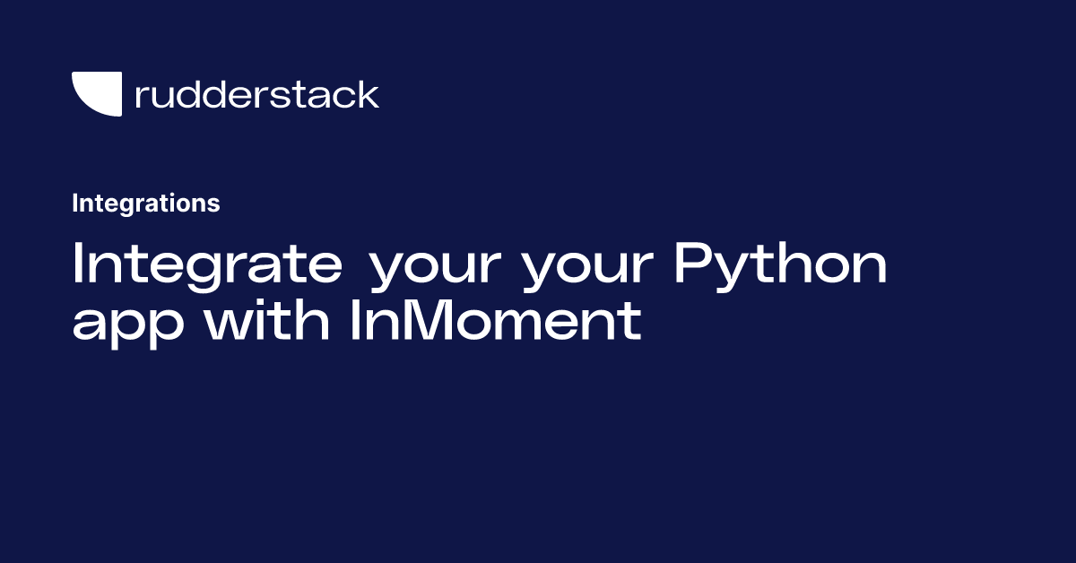 Integrate your your Python app with InMoment