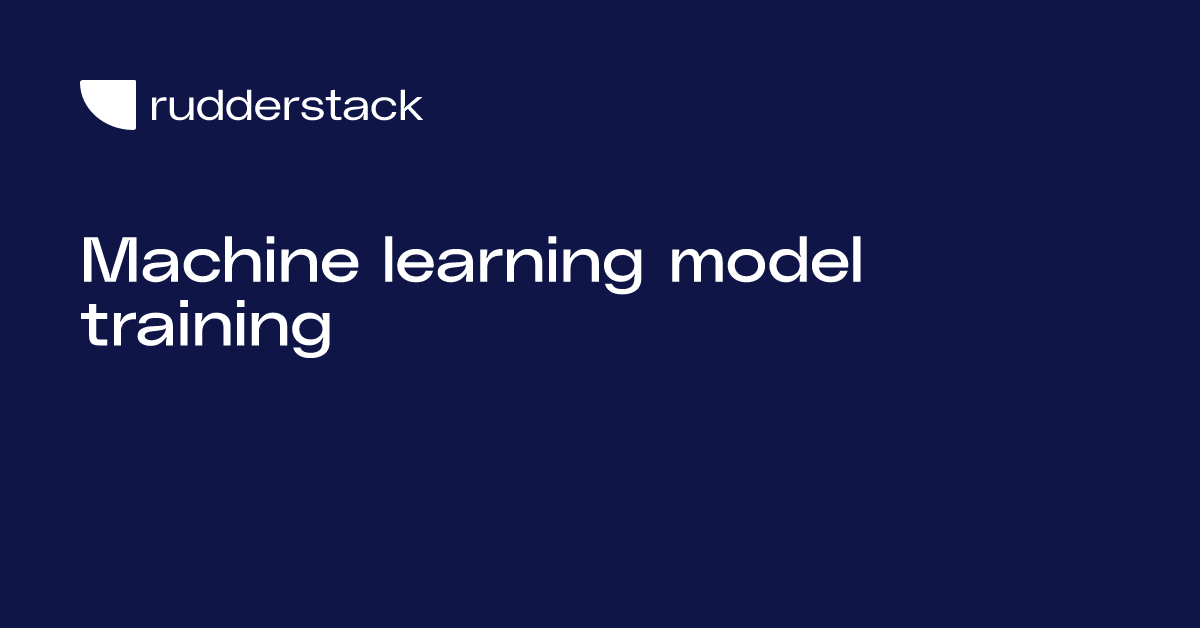 Machine learning model training